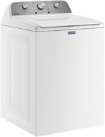 Maytag - 4.5 Cu. Ft. High Efficiency Top Load Washer with Deep Fill - White - Alternate Views