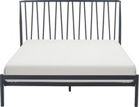 Adore Decor - Stella Queen Size Bed - Black - Alternate Views