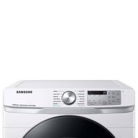 Samsung - OBX 7.5 cu. ft. Smart Electric Dryer with Steam Sanitize+ - White - Alternate Views