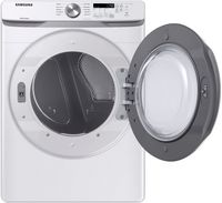 Samsung - OBX 7.5 Cu. Ft. Stackable Electric Dryer with Sensor Dry - White - Alternate Views