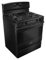 Amana - 5.1 Cu. Ft. Freestanding Gas Range with Bake Assist Temps - Black - Alternate Views