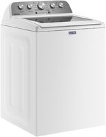 Maytag - 4.8 Cu. Ft. High Efficiency Top Load Washer with Extra Power Button - White - Alternate Views