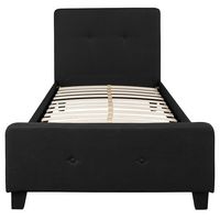 Flash Furniture - Tribeca Twin Platform Bed - Black - Alternate Views