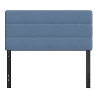 Alamont Home - Paxton Full Headboard - Upholstered - Blue - Alternate Views