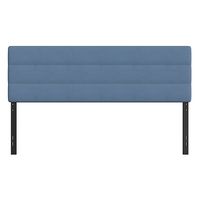 Alamont Home - Paxton King Headboard - Upholstered - Blue - Alternate Views