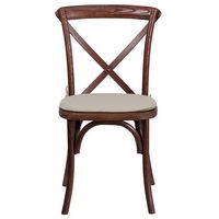 Alamont Home - Hercules Cross Back Chair - Mahogany - Alternate Views