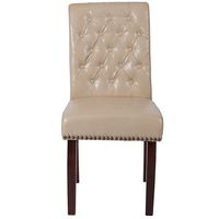 Alamont Home - Hercules Dining Chair (Set of 4) - Beige LeatherSoft - Alternate Views