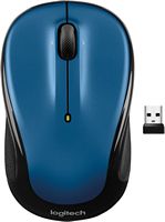 Logitech - M325s Wireless Optical Ambidextrous Mouse - Wireless - Blue - Alternate Views