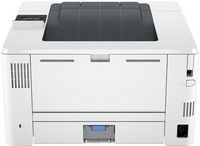 HP - LaserJet Pro 4001dn Black-and-White Laser Printer - White - Alternate Views