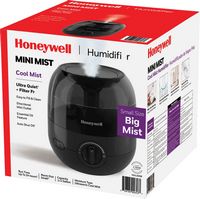 Honeywell - 0.5 Gal Mini Mist Cool Humidifier - Black - Alternate Views