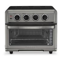 Cuisinart - Air Fryer 0.6 Cu. Ft. Toaster Oven with Grill - Black - Alternate Views