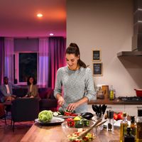 Philips - Hue BR30 Bluetooth 85W Smart LED Bulb - White and Color Ambiance - Alternate Views