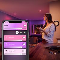 Philips - Hue BR30 Bluetooth 85W Smart LED Bulb (2-Pack) - White and Color Ambiance - Alternate Views