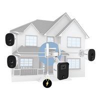 Swann - Fourtify 4 Wireless Security Camera System 64GB Micro SD Card 4 Cameras1080p NVR System 2... - Alternate Views