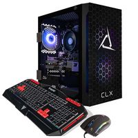CLX - SET Gaming Desktop - AMD Ryzen 5 5500 - 16GB Memory - NVIDIA GeForce RTX 3050 - 500GB M.2 N... - Alternate Views