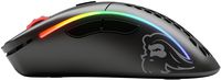 Glorious - Model D Wireless Optical Honeycomb RGB Gaming Mouse - Wireless - Matte Black - Alternate Views