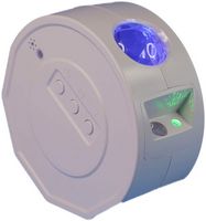 Sunpak - Multi-Angle Galaxy Projector with Bluetooth and Built-in Speaker - Light Gray - Alternate Views