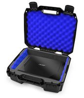 CASEMATIX - Hard Shell Case with Shock-Absorbing Foam Fits up to 15