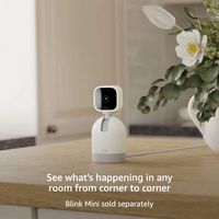 Blink - Mini Pan-Tilt Mount for Mini Smart Rotating Security Camera - White - Alternate Views