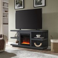 Camden&Wells - Maya Crystal Fireplace TV Stand for Most TVs up to 65