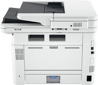 HP - LaserJet Pro MFP 4101fdn Black-and-White All-in-One Laser Printer - White - Alternate Views