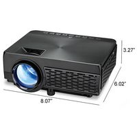 GPX - PJ300B LED Projector with Bluetooth - Black - Alternate Views