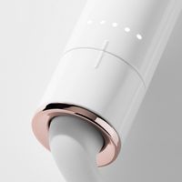 T3 - SinglePass Wave 1 ¼” – ¾” Tapered Styling Wand - White & Rose Gold - Alternate Views