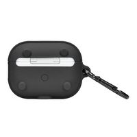 Insignia™ - Silicone Case for Apple AirPods Pro (2nd generation) (USB-C and Lightning) - Black - Alternate Views