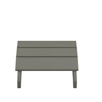 Alamont Home - Sawyer Indoor/Outdoor Poly Resin Adirondack Style Ottoman - Gray - Alternate Views