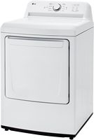 LG - 7.3 Cu. Ft. Smart Gas Dryer with Sensor Dry - White - Alternate Views