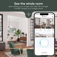 Wyze - Cam Pan v3 Indoor/Outdoor Wifi, 1080p, Pan/Tilt/Zoom Security Camera - WHITE - Alternate Views
