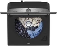 Maytag - 4.7 Cu. Ft. High Efficiency Top Load Washer with Pet Pro System - Volcano Black - Alternate Views