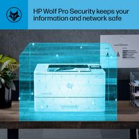 HP - LaserJet Pro 4001dw Wireless Black-and-White Laser Printer - White - Alternate Views