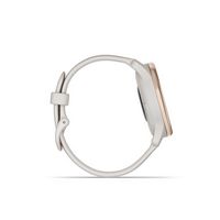 Garmin - vívomove Trend Hybrid Smartwatch 40 mm Fiber-Reinforced Polymer - Peach Gold Stainless S... - Alternate Views
