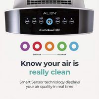 Alen - BreatheSmart 45i 800 SqFt Air Purifier with Fresh HEPA Filter for Allergens, Dust, Odors &... - Alternate Views