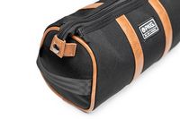 PKG - Charlotte Recycled Essentials Toiletry Bag - Black/Tan - Alternate Views