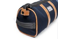 PKG - Charlotte Recycled Essentials Toiletry Bag - Navy/Tan - Alternate Views