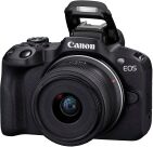 Canon - EOS R50 4K Video Mirrorless Camera with RF-S18-45mm f/4.5-6.3 IS STM Lens - Black - Alternate Views