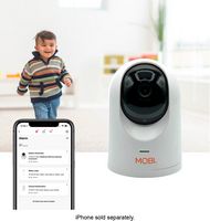 MOBI - Cam PRO HD 2Pk WiFi Pan & Tilt Video Baby Monitor w 2-Way Audio, Color Night Vision, & Cry... - Alternate Views