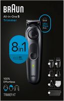 Braun - Series 5 5470 All-In-One Style Kit, 8-in-1 Grooming Kit with Beard Trimmer & More - Black - Alternate Views