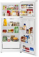 Amana - 16.4 Cu. Ft. Top-Freezer Refrigerator - White - Alternate Views