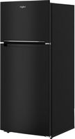 Whirlpool - 16.3 Cu. Ft. Top-Freezer Refrigerator - Black - Alternate Views
