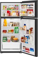 Amana - 16.4 Cu. Ft. Top-Freezer Refrigerator - Black - Alternate Views