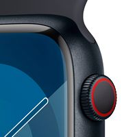 Apple Watch Series 9 (GPS + Cellular) 45mm Midnight Aluminum Case with Midnight Sport Band with B... - Alternate Views