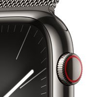 Apple Watch Series 9 (GPS + Cellular) 45mm Graphite Stainless Steel Case with Graphite Milanese L... - Alternate Views
