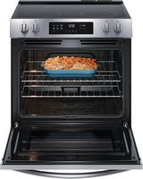 Frigidaire - 5.3 Cu. Ft. Freestanding Electric Range with Steam-cleaning and EvenTemp - Stainless... - Alternate Views