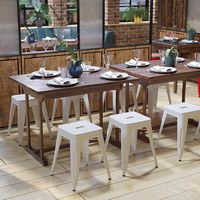 Alamont Home - Kai Industrial Metal Dining Stool (Set of 4) - White - Alternate Views