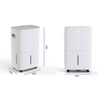 JHS - 25 Pint Dehumidifier - White - Alternate Views