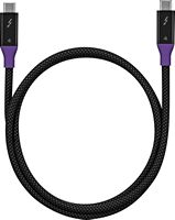 Insignia™ - 3.28ft (1m) Thunderbolt 4 cable, USB-C to USB-C Cable Supports 8K Display / 40Gbps Da... - Alternate Views