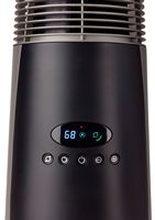 Lasko - 1500-Watt Full-Circle Warmth Ceramic Tower Space Heater with Remote Control - Black - Alternate Views